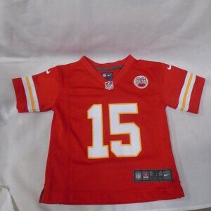 Nike NFL Kansas City Chiefs Patrick Mahomes #15 On Field Jersey Size 3T Toddler